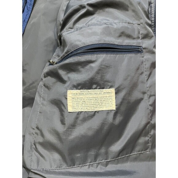 Vintage Y2K Rei Puffer Down Vest Blue Mens READ BELOW - Picture 10 of 11